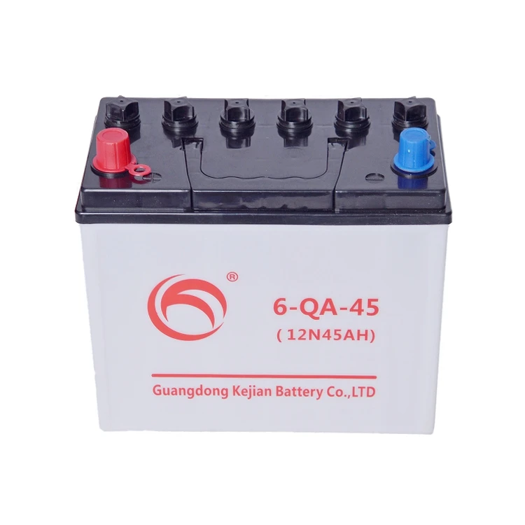  Гуандун Kejian 6-QA-45 авто аккумулятор сухая батарея 12V 45AH автомобильного аккумулятора Сделано в