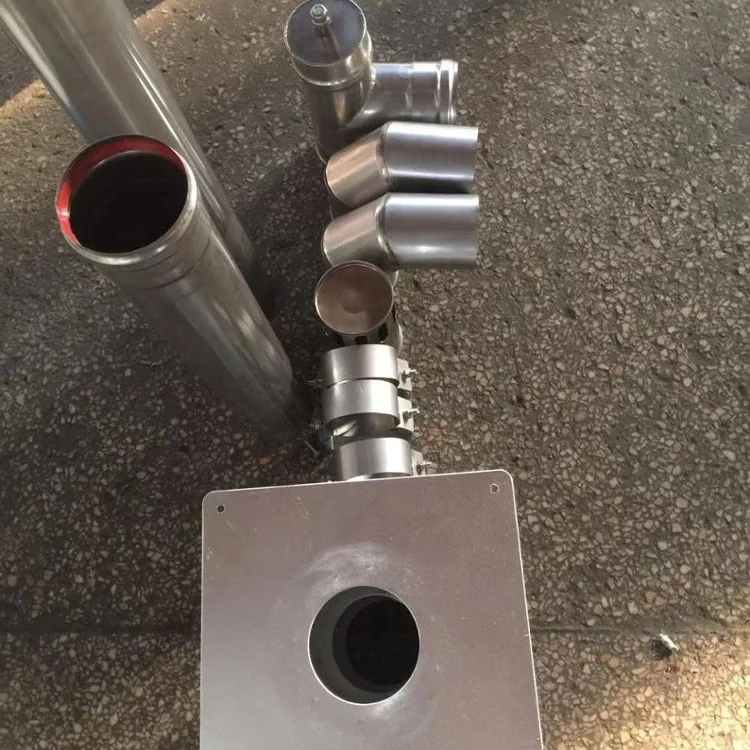 Высокое качество нержавеющей стали древесных гранул плита дымоход вентиляционные трубы