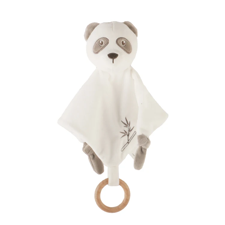 Custom Stuffed Animal Baby Comforter Soothing Towel Sensory Toy Baby Newborn Lovely Zorro Security Blanket