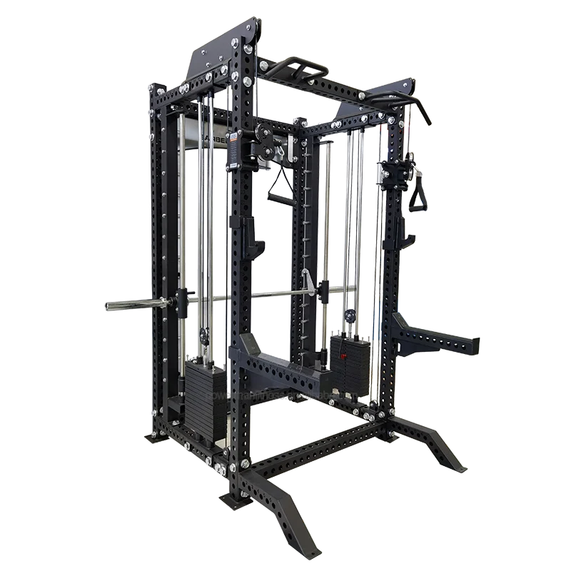 New Professional Fitness Equipment Commercial Multi Station All In One Cable Machine Gym