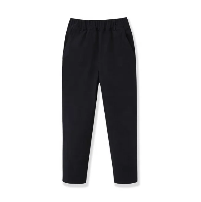 2020 Breathable Manufacturers Navy Blue Black Boy School Uniform Twill Pants