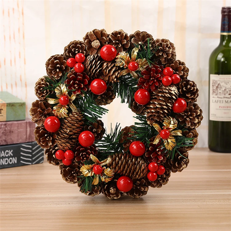 
China wholesale christmas wreath decoration for christmas hanging Ornaments 