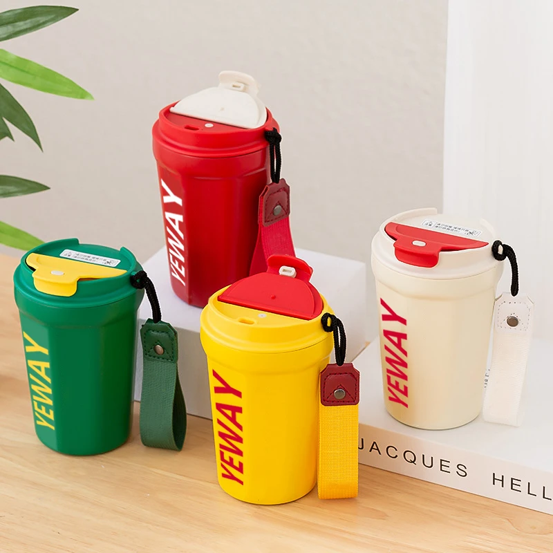 Yeway 2022 New Arrival Eco Stainless steel Coffee Mug Car Vacuum Mug Leak Proof Travel Tumbler Cup Gift Wasserglas Coffee Mug