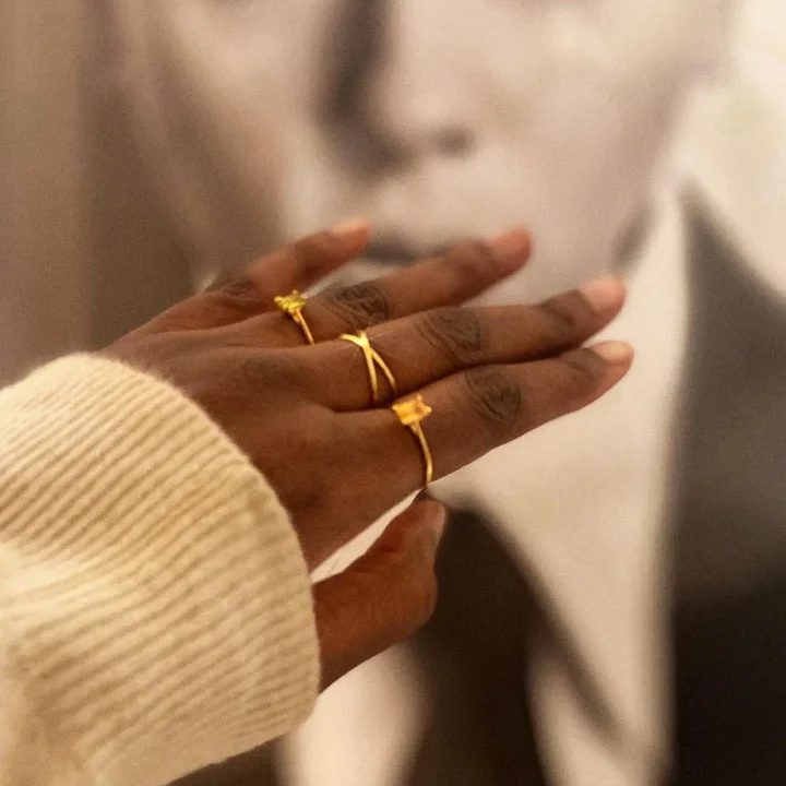 Sterling silver casual simple ring for girl women silver finger original 925 s crisscross ring