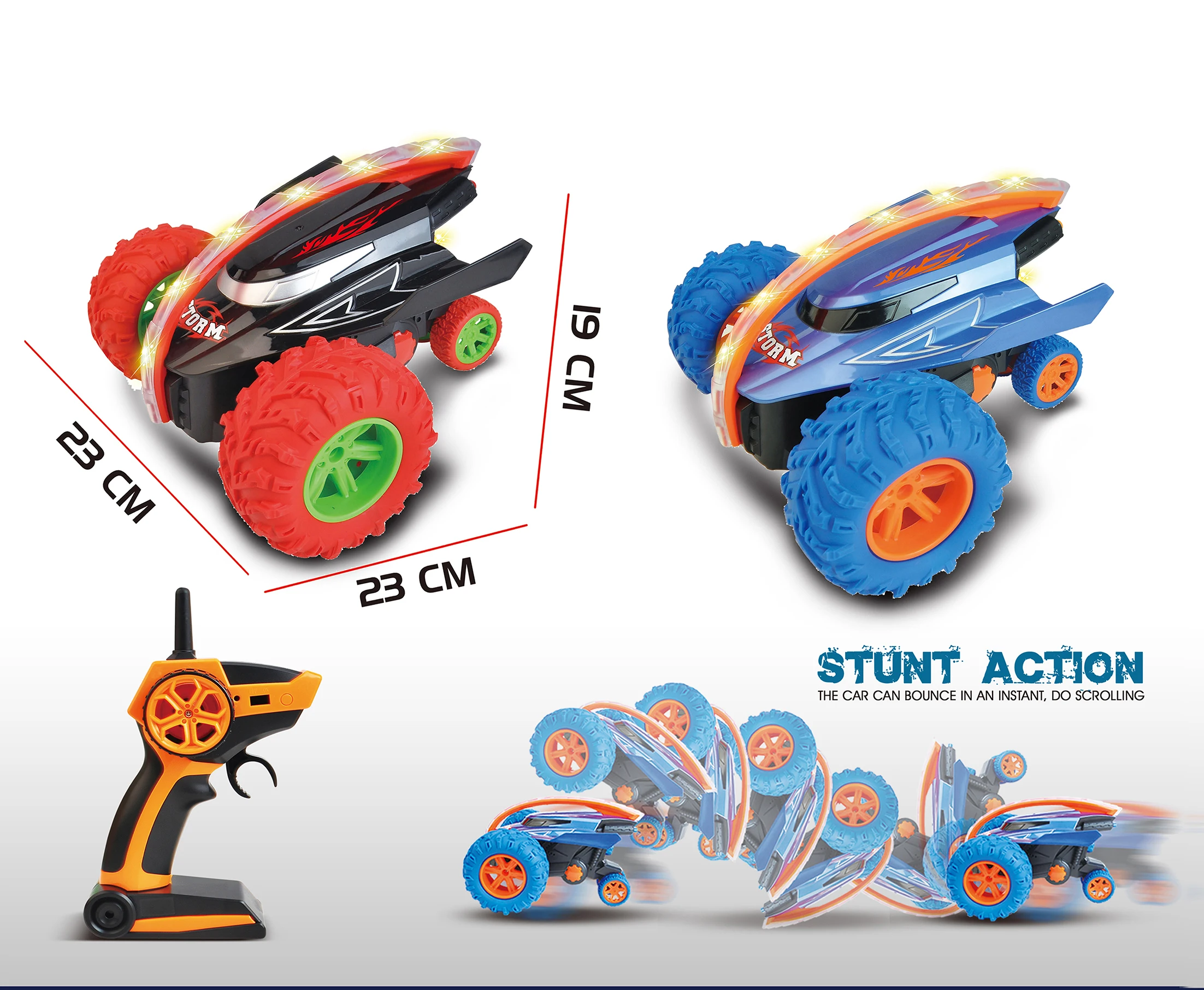 RC Car 2.4G 4CH Stunt Drift Deformation Buggy Car Rock Crawler Roll Car 360 Degree Flip Kids Robot RC Cars Toys