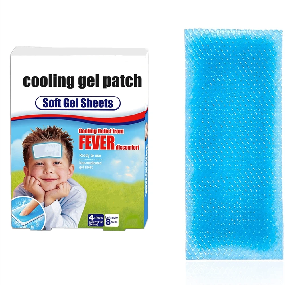 Wholesale Health Medical Kids Adults Migraine Antipyretic Fever Cooling Gel Patch