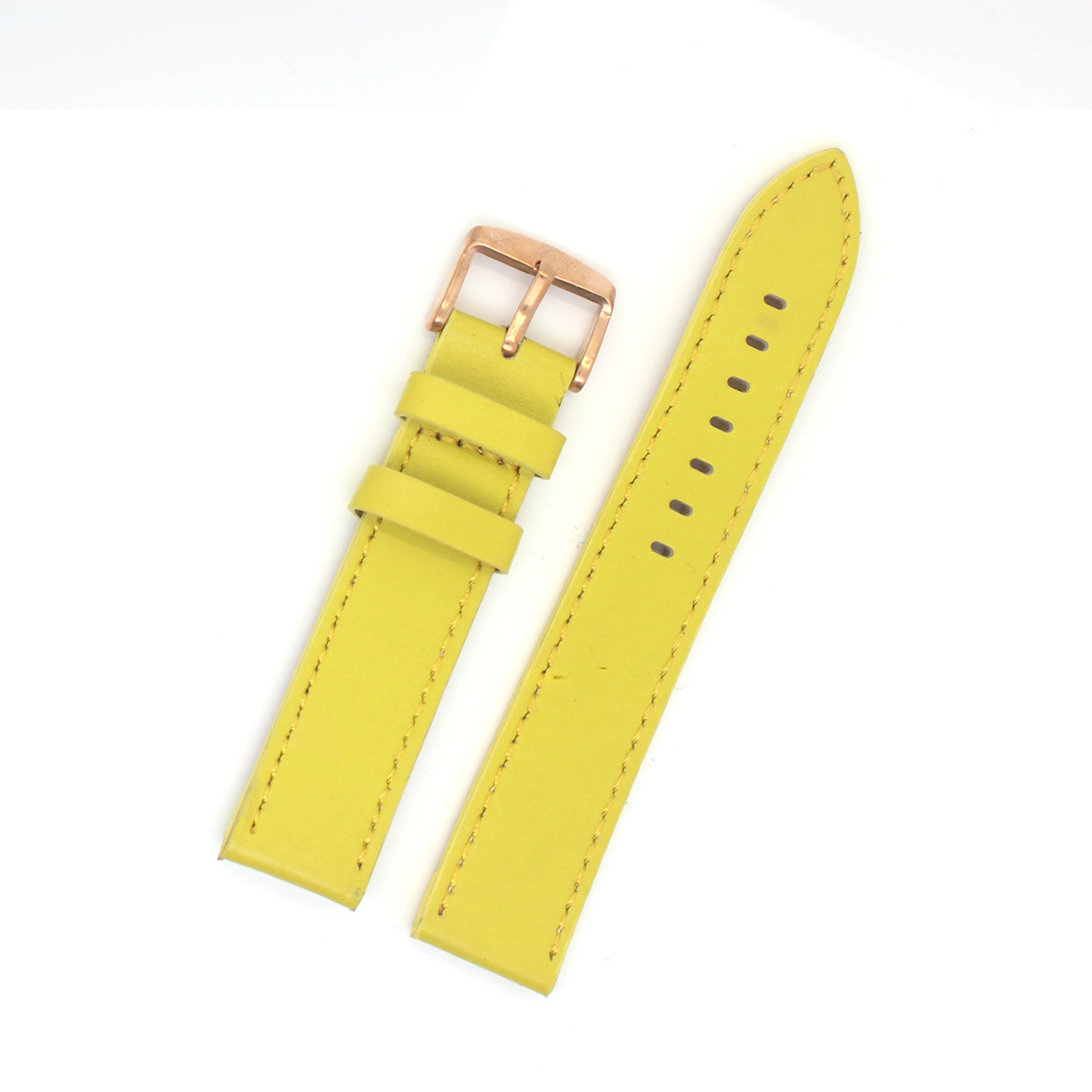 Watch strap quick release vintage handmade vegan 20mm leather straps
