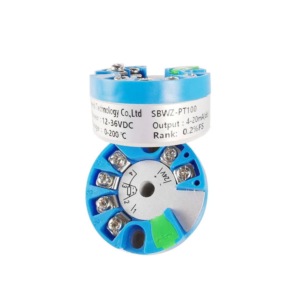 degree Modbus pt1000 RTD PT100 hart input analog integrated Resistance 4-20mA 0-5v 0-10v sensor transmitter Temperature Module