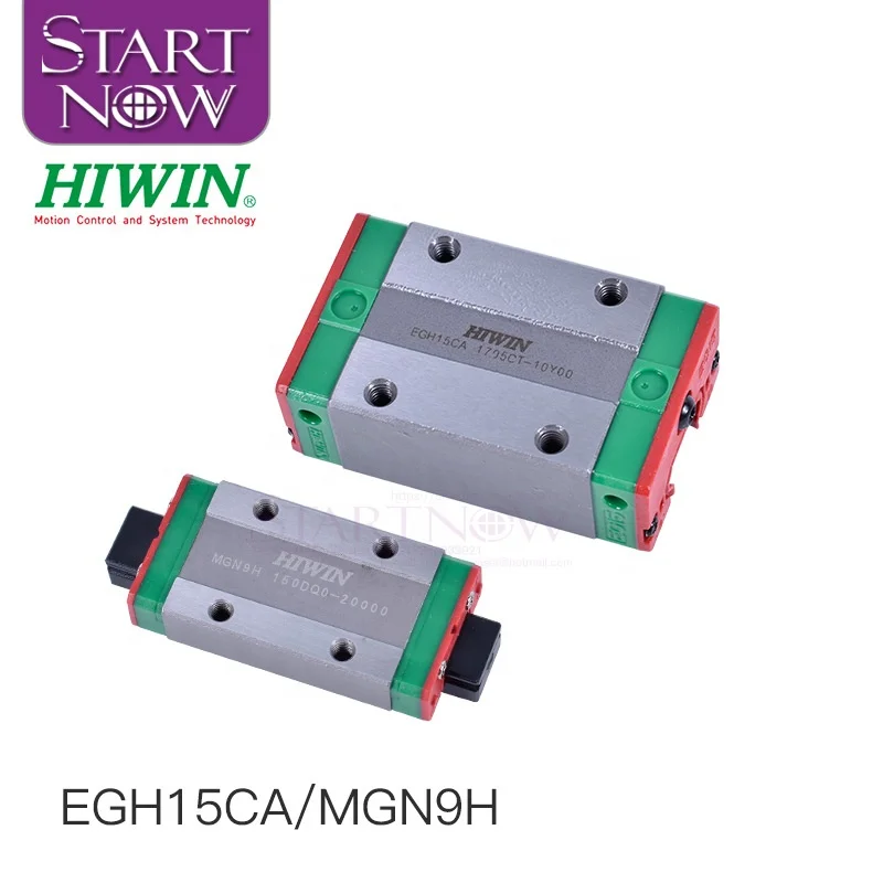  Оригинальный линейный направляющий слайдер Taiwan HIWIN EGH15CA HGH20CA QEH20CA для линейной направляющей системы движения