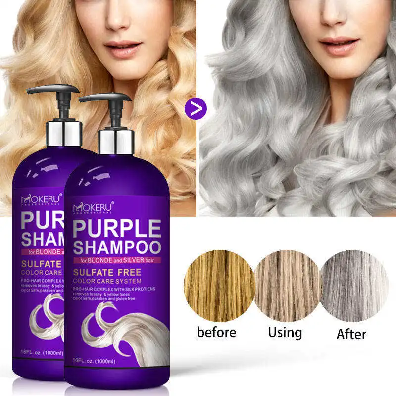 Shampoo Made in China All Natural Purple Shampoo Hair Treatment Biotin and Collagen Shampoo OEM Customized