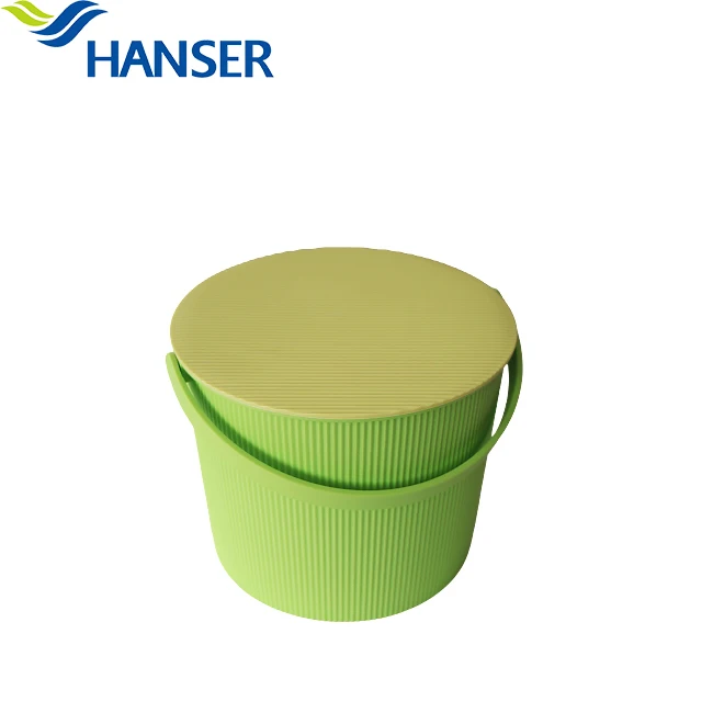 HANSER Multifunction Plastic Family Storage Box Toy Storage box And Bucket Travel Outdoor Fishing Bucket Water Container