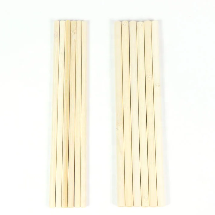 Eco Friendly Factory Directly Sales Customized Logo Bamboo Straw With Brush 100 % Natural Bamboo Straw