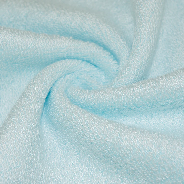 
OEKO-TEX Robe fabric 70% Viscose bamboo 28% Organic cotton 2% polyester single side loop terry wholesale fabrics suppliers 