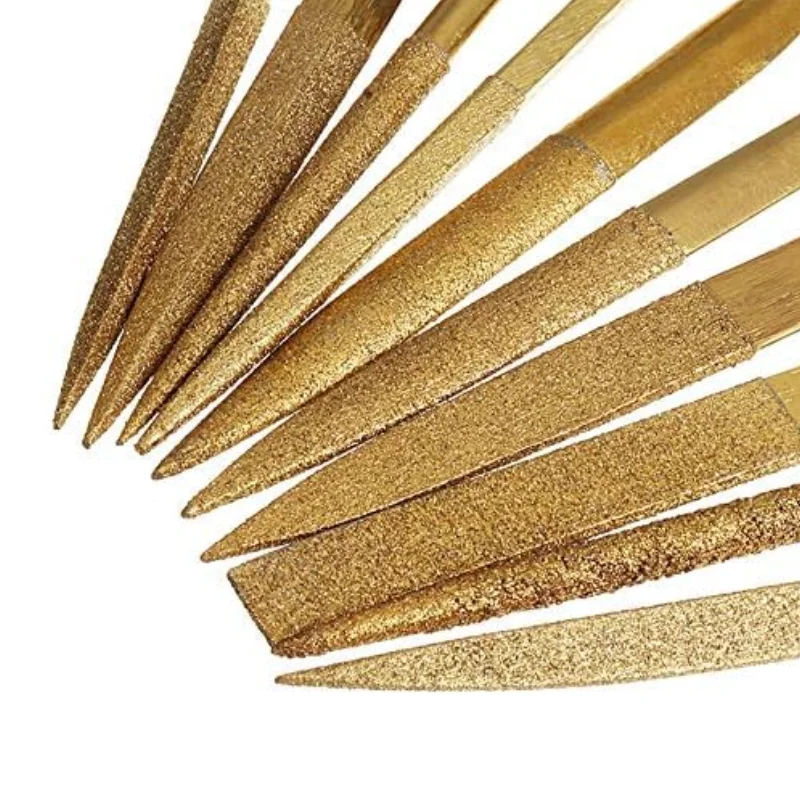 TIN Coating Diamond File Include Round Needle Files