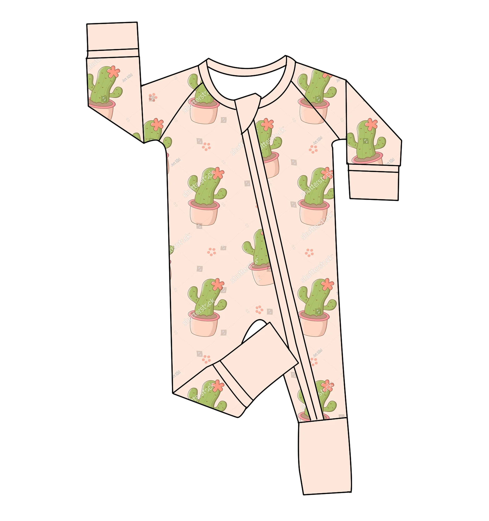 95% бамбуковые 5% спандекс Детские комбинезоны одежда для малышей пижамы