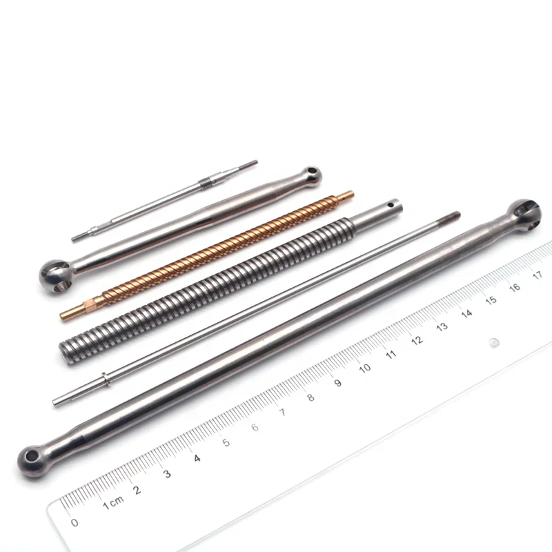 Customized machining services titanium alloy small off-road vehicle strut rod motorcycle cnc parts