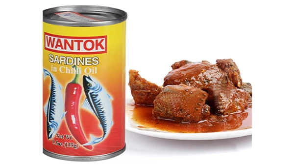 Exported Canned Sardines 125Gx50Tin Canned Sardines Fish Good price China Manufacturer