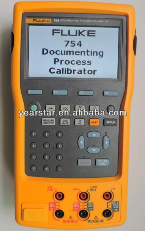 Fluke 754 fast HART communication Documenting Process Calibrator-HART with multiple masters burst mode multi-drop configurations