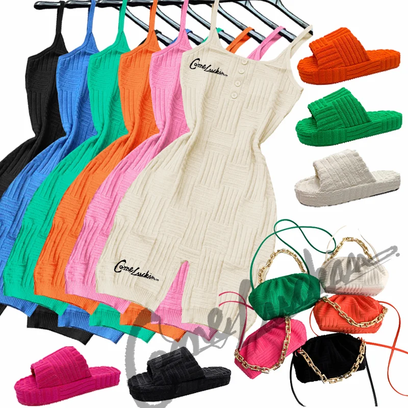 fashion knitting towel material Spaghetti Strap Jumpsuit Women Elegant Knit Bodycon One Piece Short Rompers Women Jumpsuit