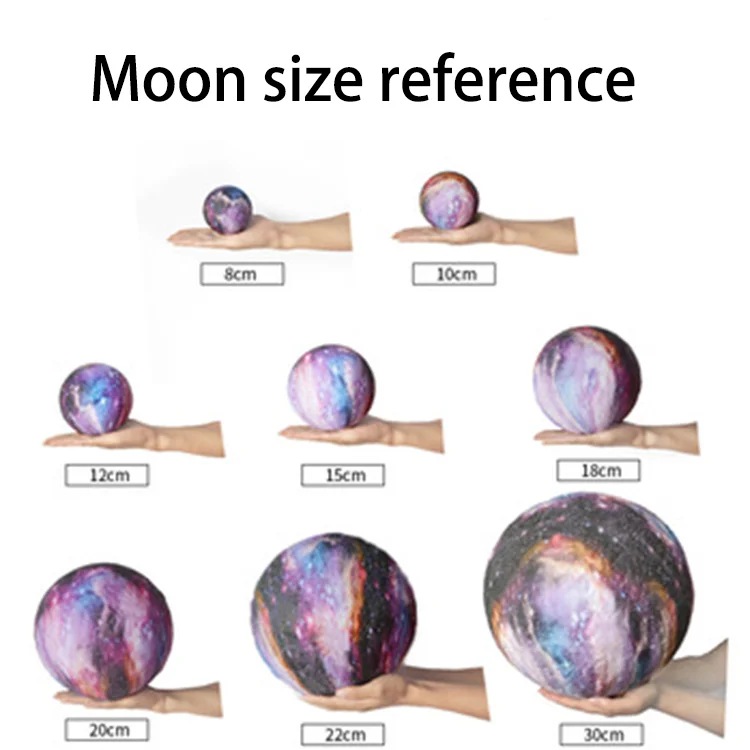 
Creative planet small night lamp beech wood bottom table lamp cosmic asteroid birthday gift lunar lamp chandelier network celebr 