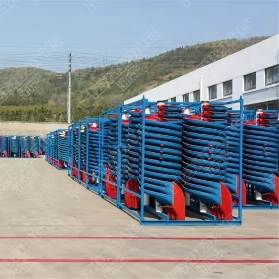 LXB1500 Gravity Separation Spiral Chute Concentrator Machine Price For Mineral Copper Gold Manganese Iron Tungsten Coal Ore