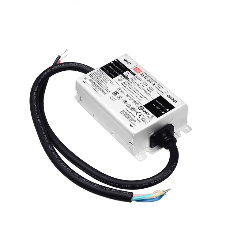 Meanwell XLG-25-AB 25W LED Power Supply IP67 Waterproof Mean Well Dimmable LED Driver for LED Lighting