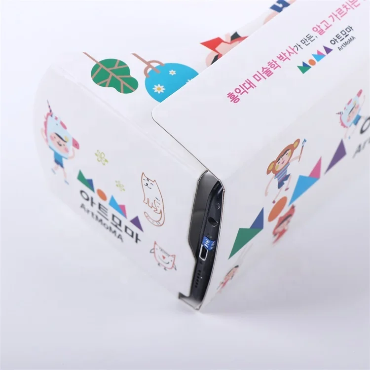 Flat Design Vr Cardboard Google 3d Glasses Headset Folding Pop Up Google Cardboard Vr 3d Glasses