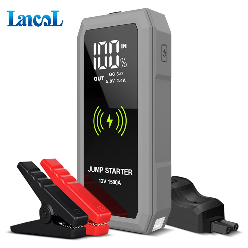 Lancol 12V Lithium Battery Booster Car Jump Starter Power Auto Emergency Car Battery Jump Starter For Car Track Starting Charger