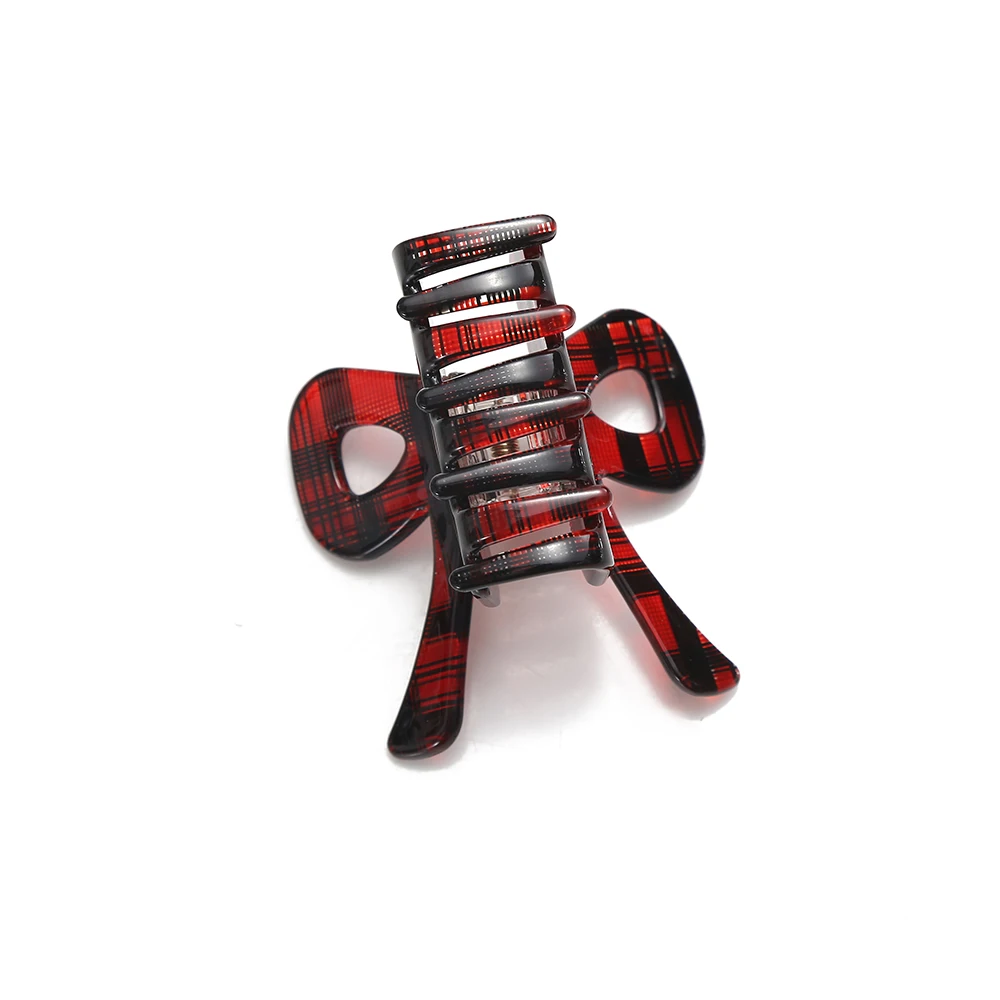 QIYI Butterfly Shark Claws Ladies Multicolor Large Acetic Acid Hair Claws Female Back Head Cloud Hair Claw For Women