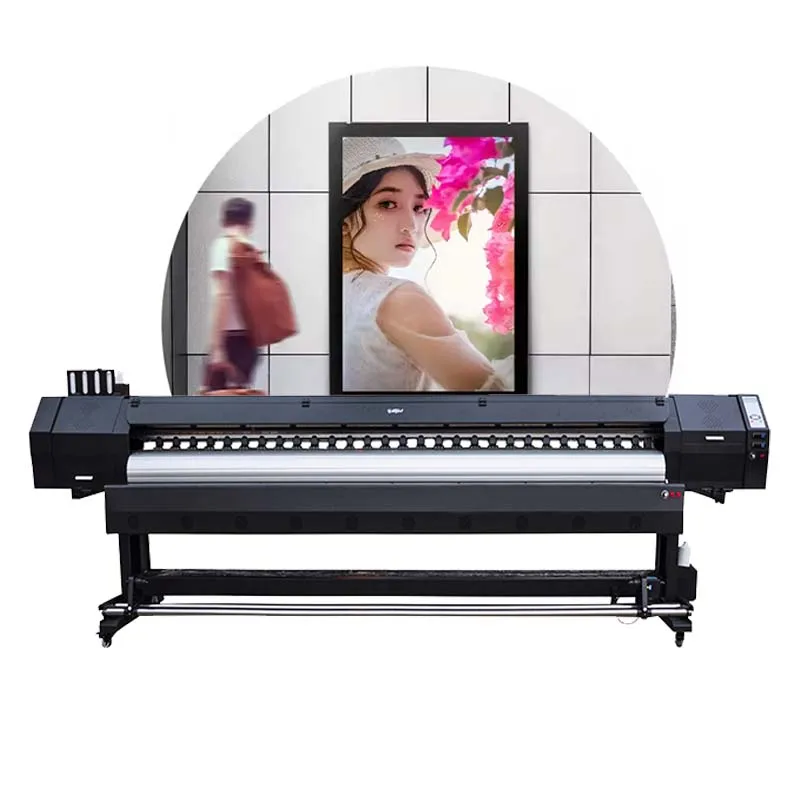 Yinghe hot sale 3.2m/10ft digital Large Format Vinyl Flex Banner Eco Solvent fast speed Inkjet Printer with xp600/i3200/DX5 head