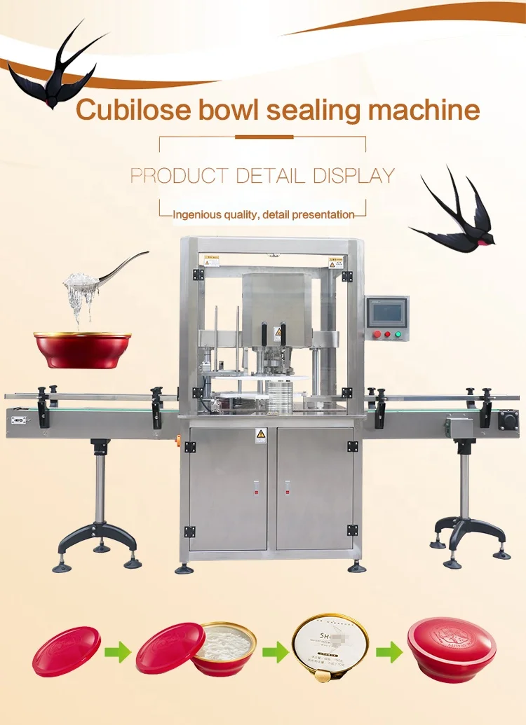 CE certificate automatic food Aluminum plastic PET metal tin can sealing machine can seamer