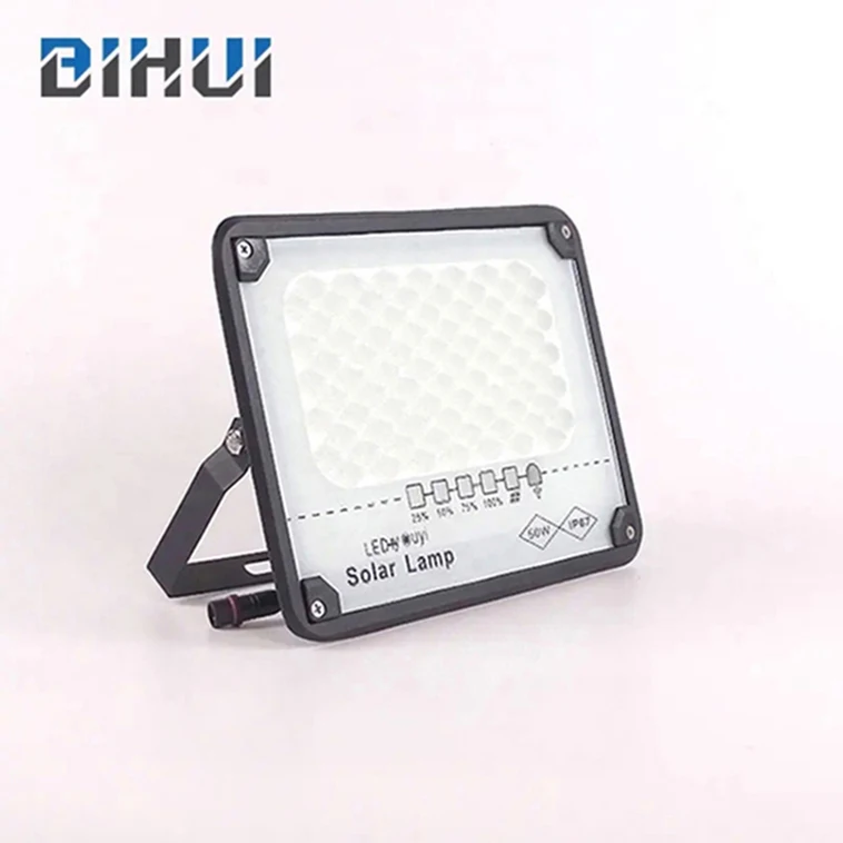 Super bright solar street light powerful 100w 6500k solar led flood light outdoor lighting stage