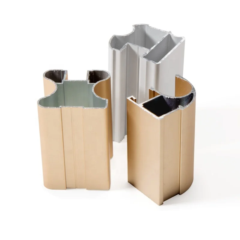 Manufacturer custom extrusion furniture aluminum profile for sliding wardrobe door