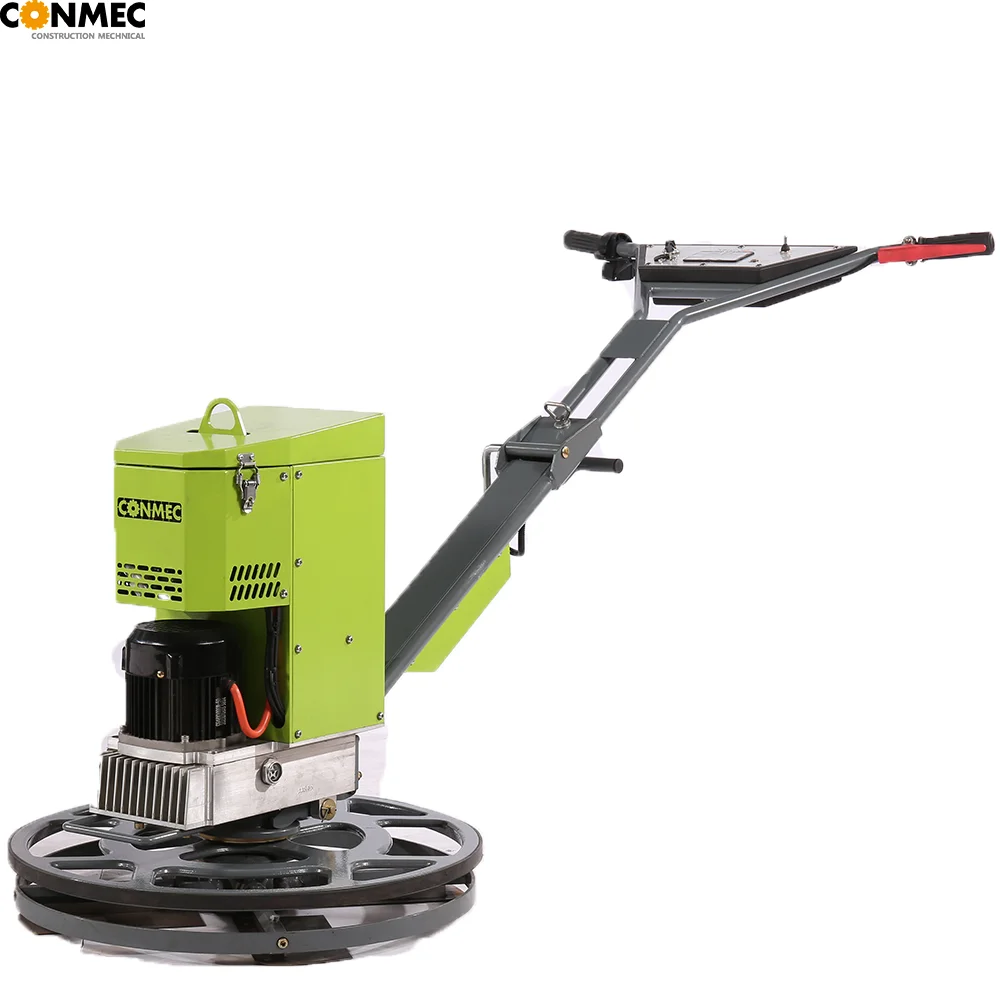 CONMEC best sale 24inch electric concrete grinders power trowel  with finishing float pan