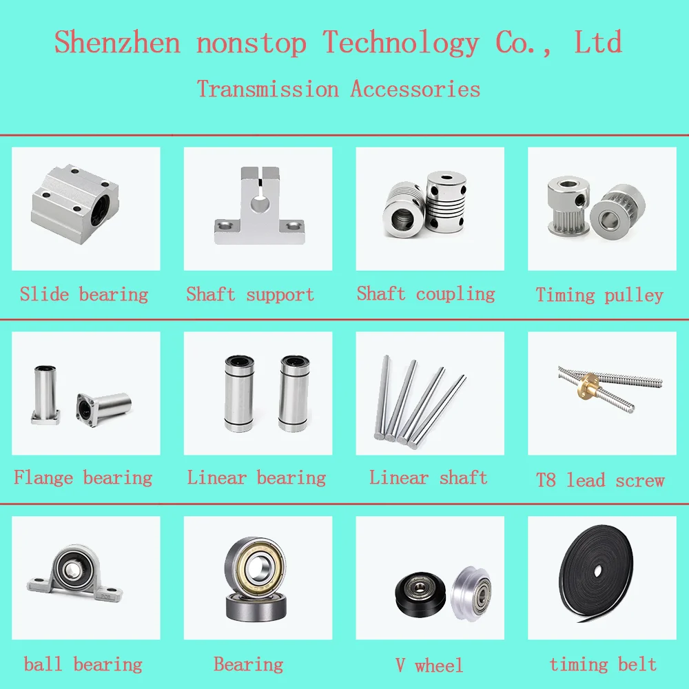 Printer Spare Parts 3d Printing Accessories Kit  3d Printer extruder 3d Printer parts