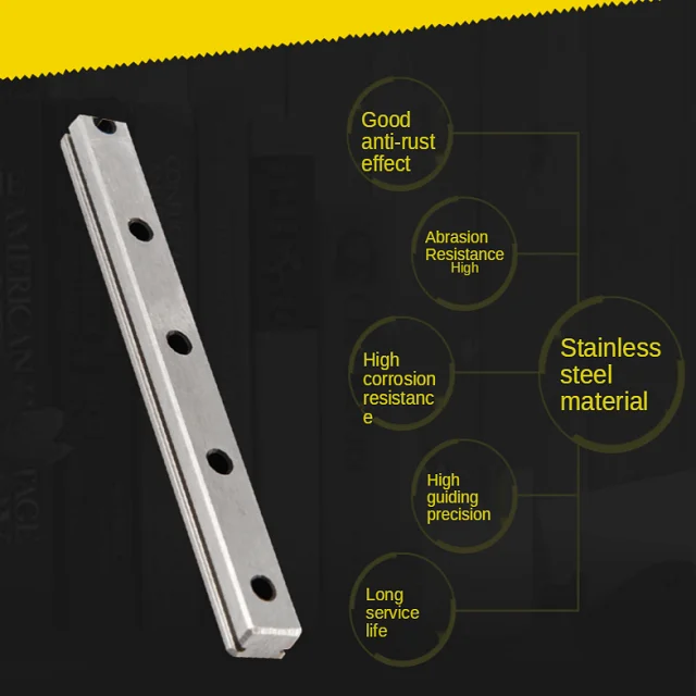 Оригинальная направляющая Hiwin Hgr20 ar с скользящим блоком Hgh20ca