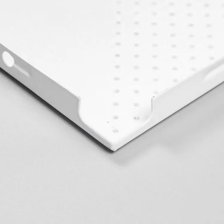 60*60 White Powder Coating Square CN;GUA Factory Price Aluminum Alloy Sound-absorbing Metal Ceiling Artistic Waterproof DL-01