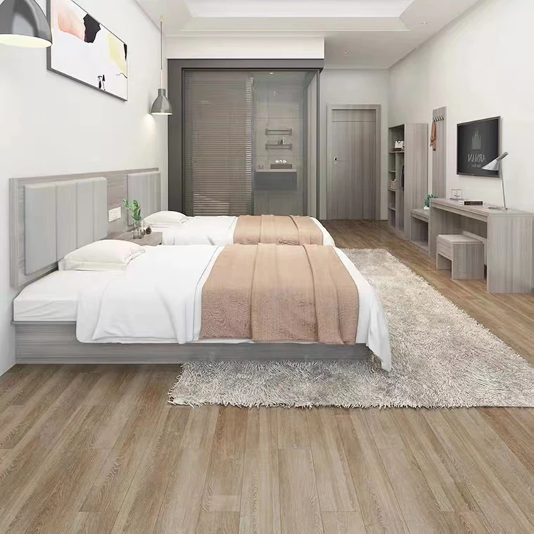 Современная мебель для спальни 3 звезды спальня отеля размер Queen гостевых комнат меламиновая