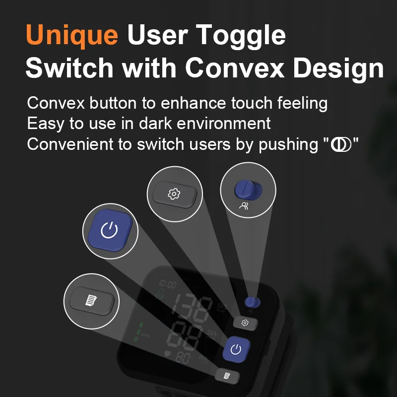 Newest Automatic Blood Pressure Machine Sphygmomanometer Digital Tensiometer Electronic Wrist Bp Monitor Blood Pressure Monitors