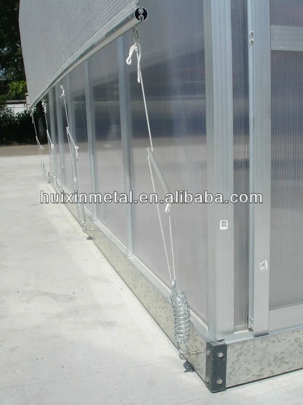 New-style Widely Used Greenhouse Professional Manufacturer Hx66series Garden Greenhouses Green Powder Coated Aluminium 6mm