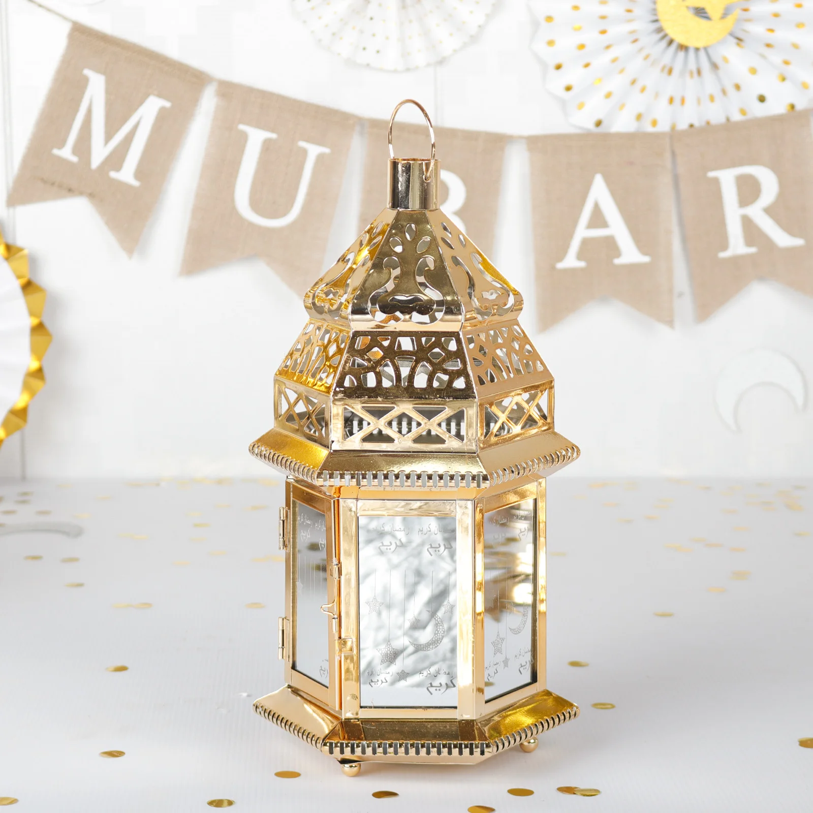 Светодиодная Подвесная лампа Pafu для вечеринки Рамадан праздники и украшения Рамадан ИД Мубарак мусульманский фонарь лампа украшение