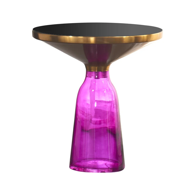
end coffee table Replica sebastian herkner glass bell table home furniture colourful table 