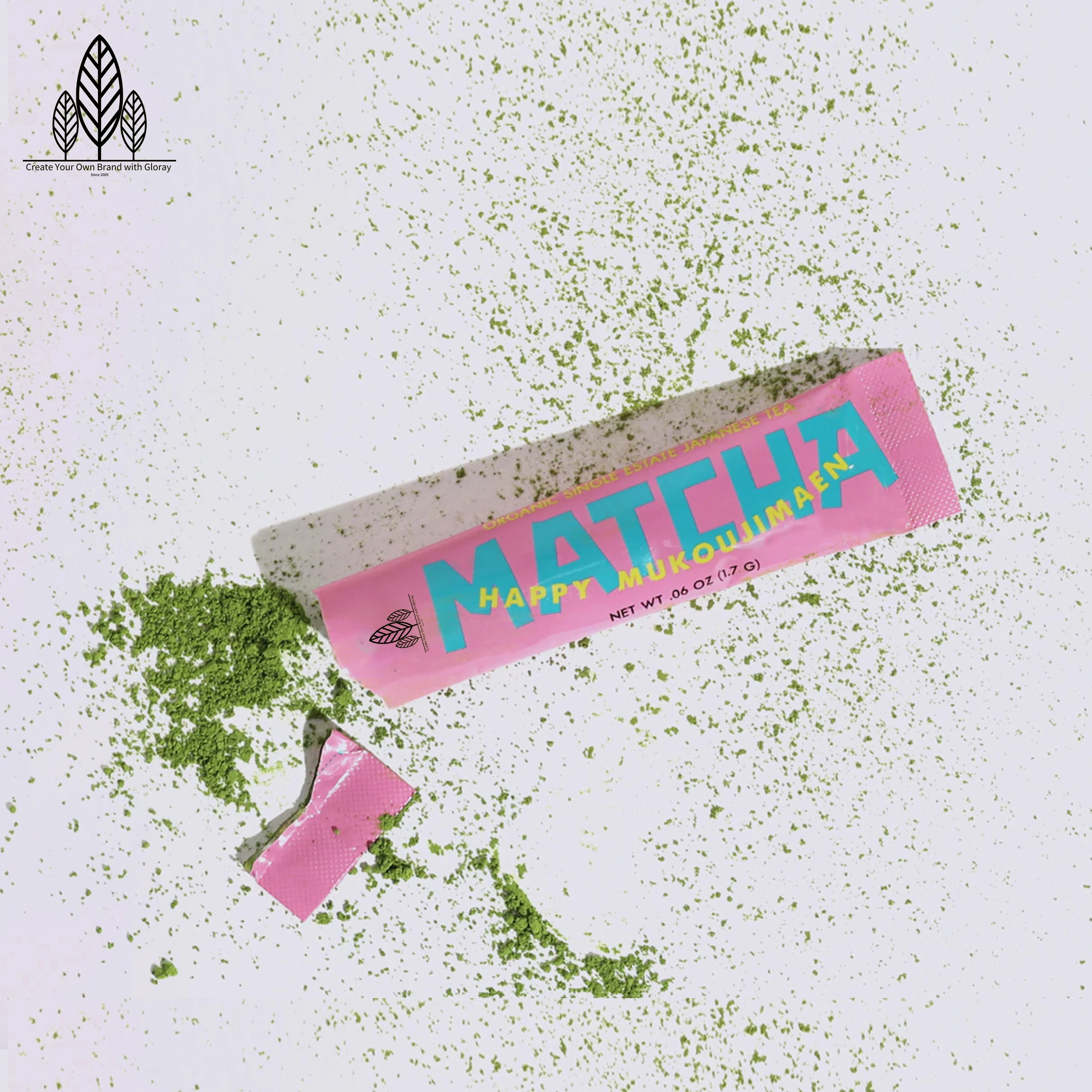Organic Matcha Happy Matcha Sticks Green Tea Powder Origin Premium Culinary Grade High quality OEM