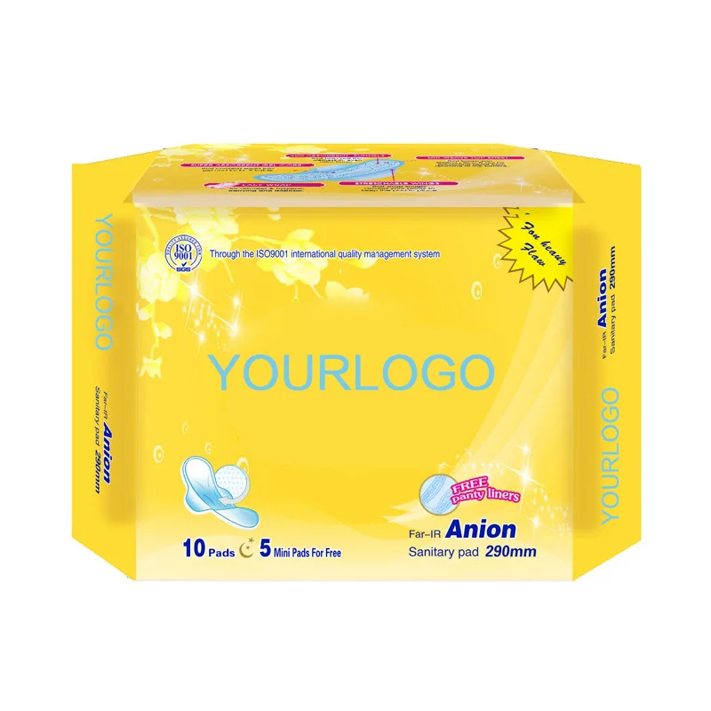 
Comfort Sanitary Pad Organic Cotton Biodegradable Women Breathable Sanitary Napkins 