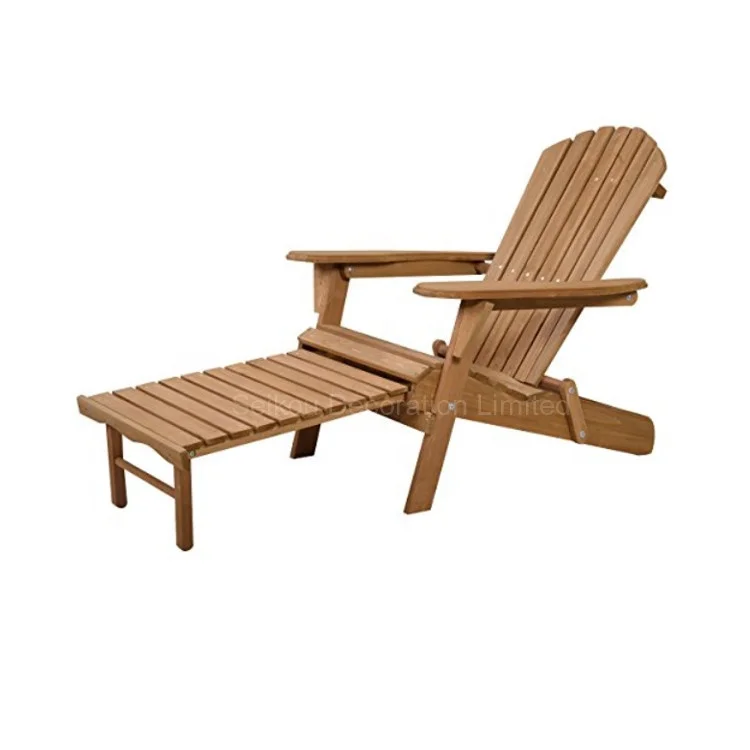 
Foldable Wooden Adirondack Chair For Outdoor Leisure Chair 