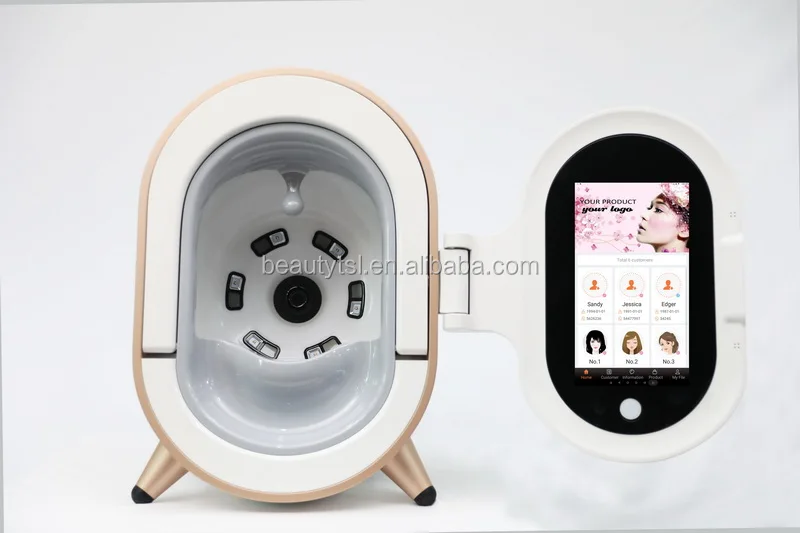 LINGMEI Magic Mirror Skin Analyzer Skin Testing Machine Facial Scanner