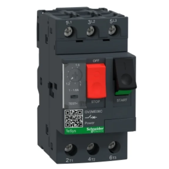 Hot sale GV2ME06C Thermomagnetic protection circuit breaker  1.0-1.6A  motor protection breaker