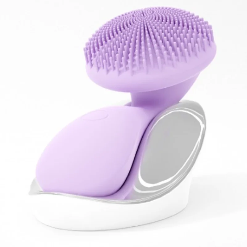 Hot Selling Portable Vibrating Skin Care Massage Home Use Tool Skin Scrubber Pore Deep Cleansing Brush With Customized