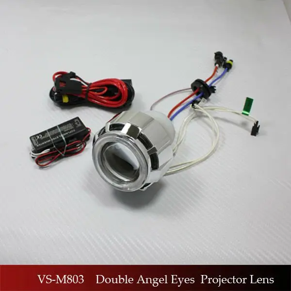 VISION Car headlight Motorcycle angel eye bi xenon projector lens