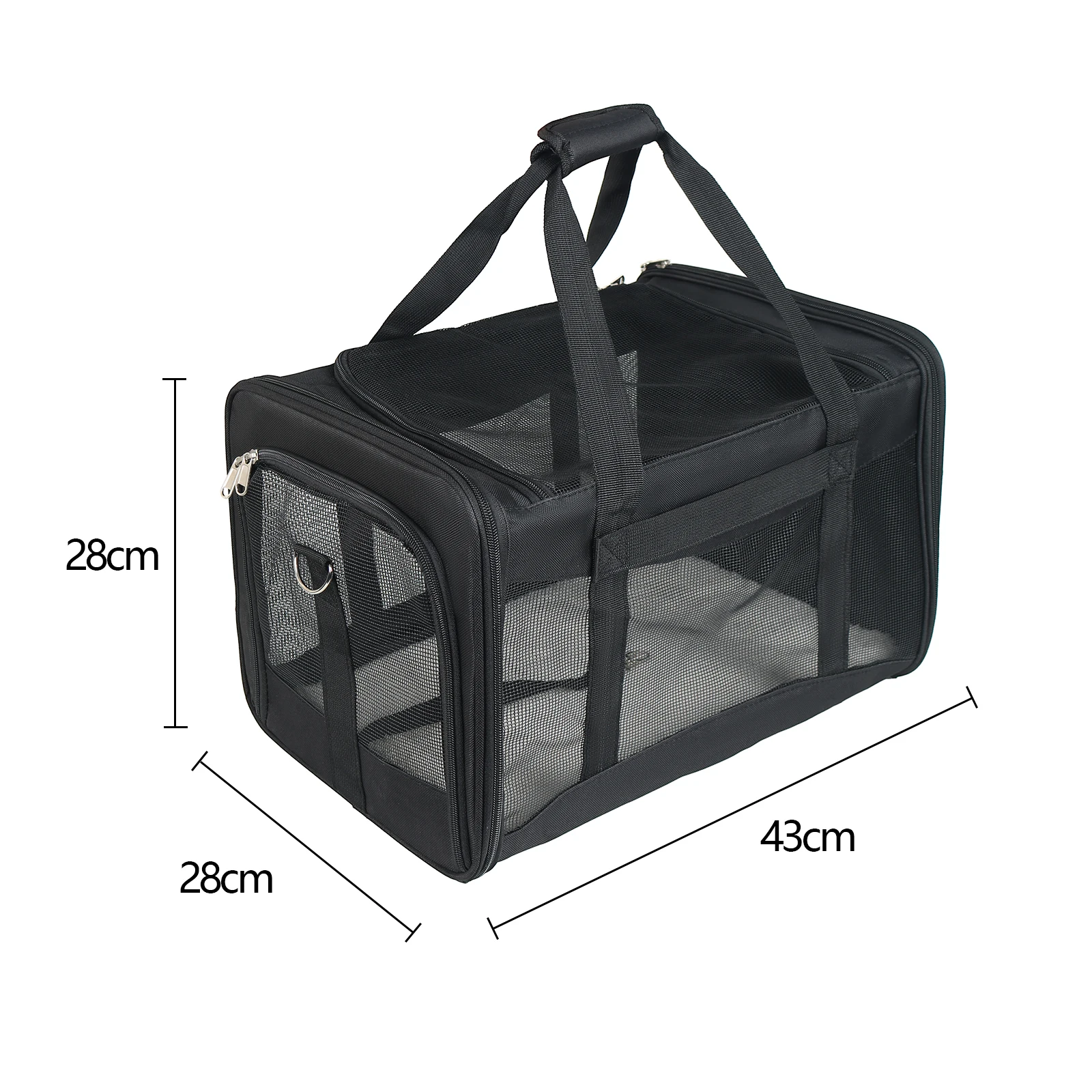 pet carrier outdoor small organizer Free Foldable Soft-Sided Breathable Mesh tote bag backpack pet carriers travel bag